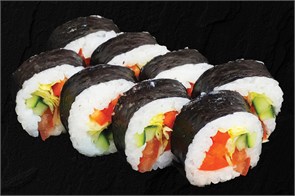 Овощной ролл 190 гр (8 шт) 00192