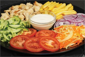 Шаверма открытая с курочкой 00058